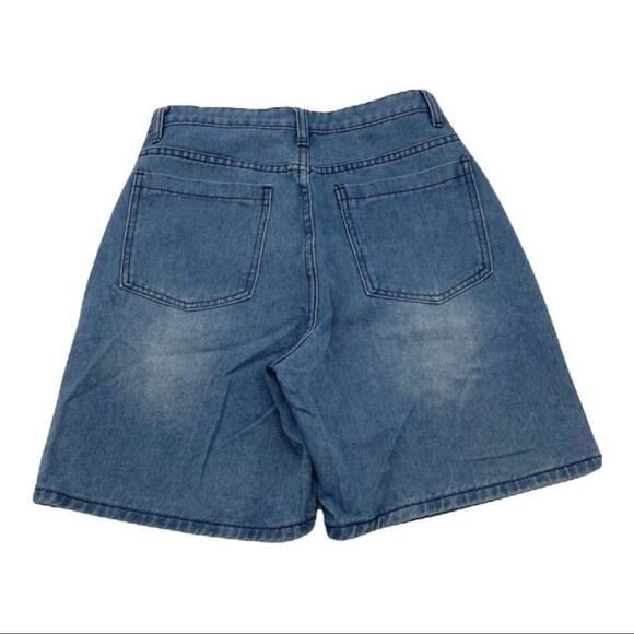 Misslook 6 Button Fly Denim Shorts High Rise SMALL - Picture 3 of 14